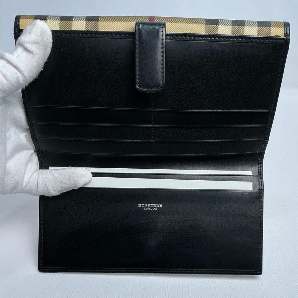 Burberry Checkered Nova Check Pattern Continental… - image 3